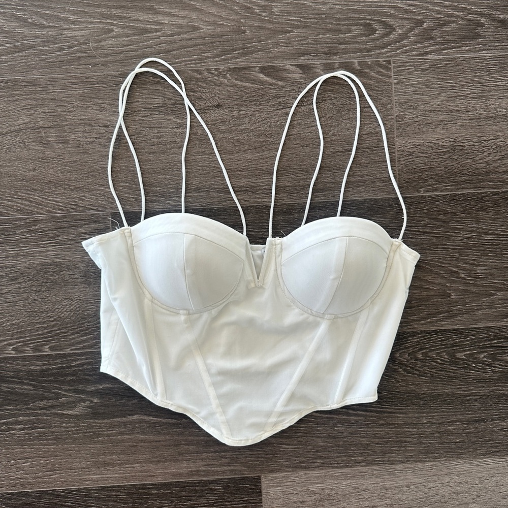 Strap corset top